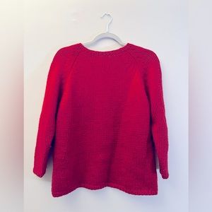 Red sweater